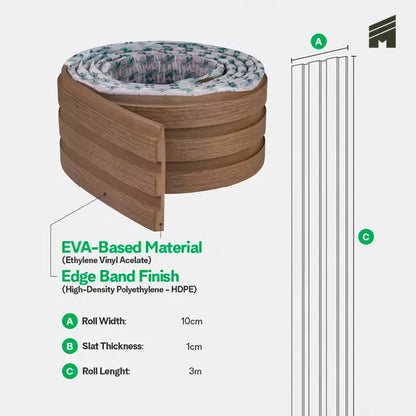 Peel & Stick Slatted Wall Panels – Easy Fit, Modern Look