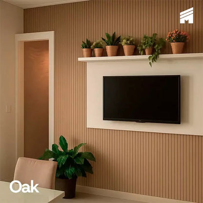 Peel & Stick Slatted Wall Panels – Easy Fit, Modern Look